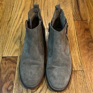 Maiden Lane Made in Spain Suede Booties